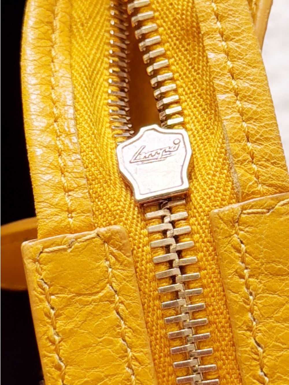 RARE💖 BALENCIAGA Mustard Yellow Medium CITY Motorcycle Shoulder Handbag Vintage - Picture 14 of 14